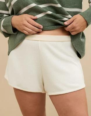 Aerie Off-Duty Cozy Knit Ribbed Boxer Product Image