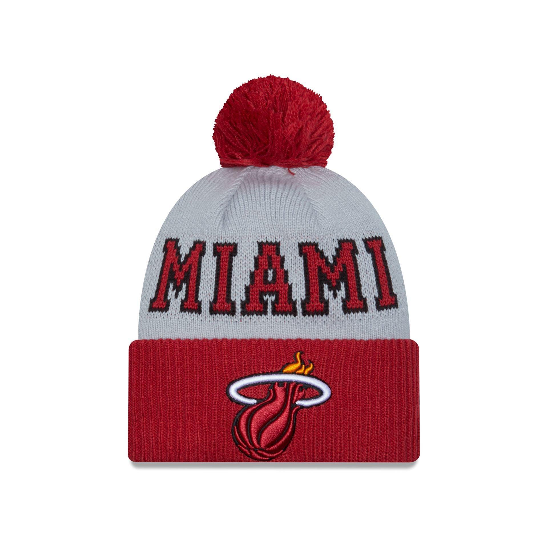 Miami Heat 2023 Tip-Off Pom Knit Hat Male Product Image