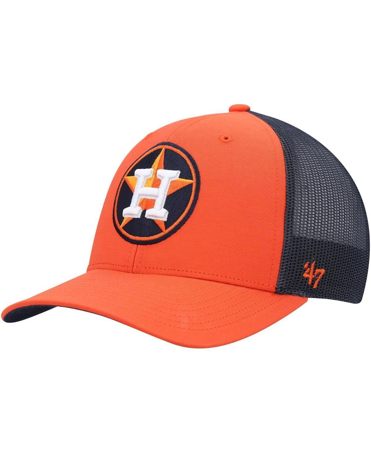 Mens 47 Houston Astros Secondary Trucker Snapback Hat Product Image