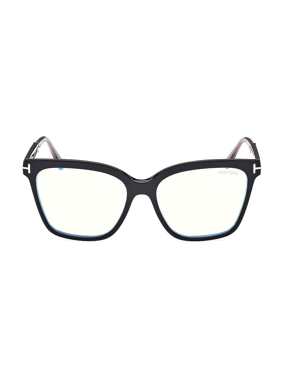 Blue Blocking Two-Tone Acetate Square Glasses Product Image