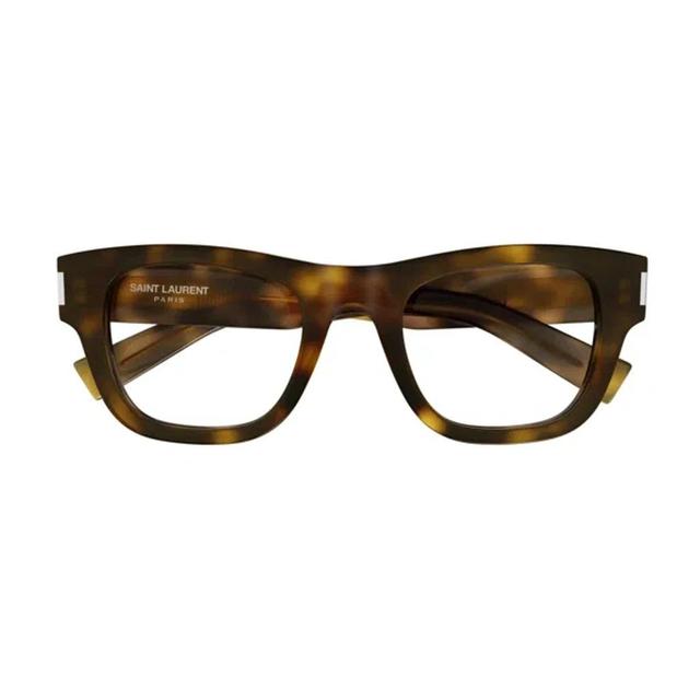 SAINT LAURENT Sl 698 Linea Classic 003 Havana Glasses In Marrone Product Image