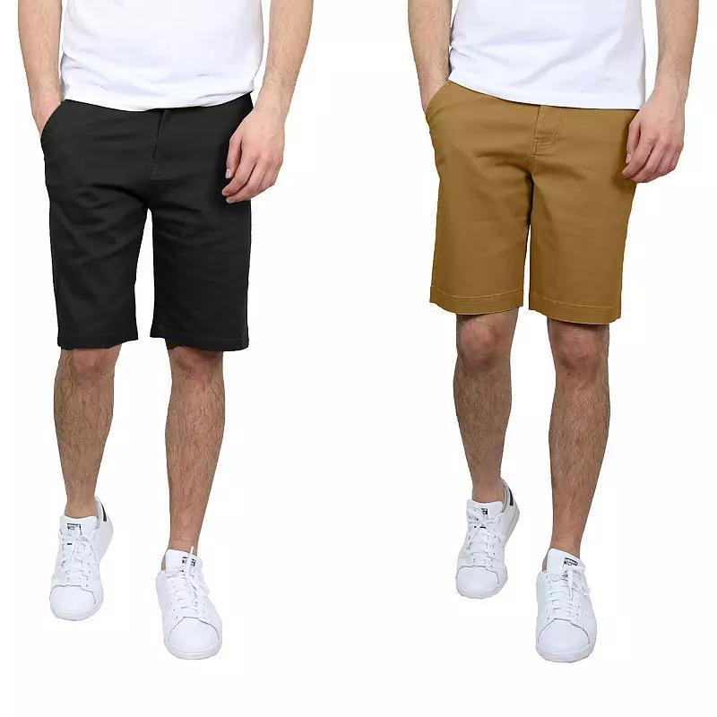 Mens Galaxy 2-Pack 10.5-in. 5-Pocket Flat-Front Slim-Fit Stretch Chino Shorts Product Image