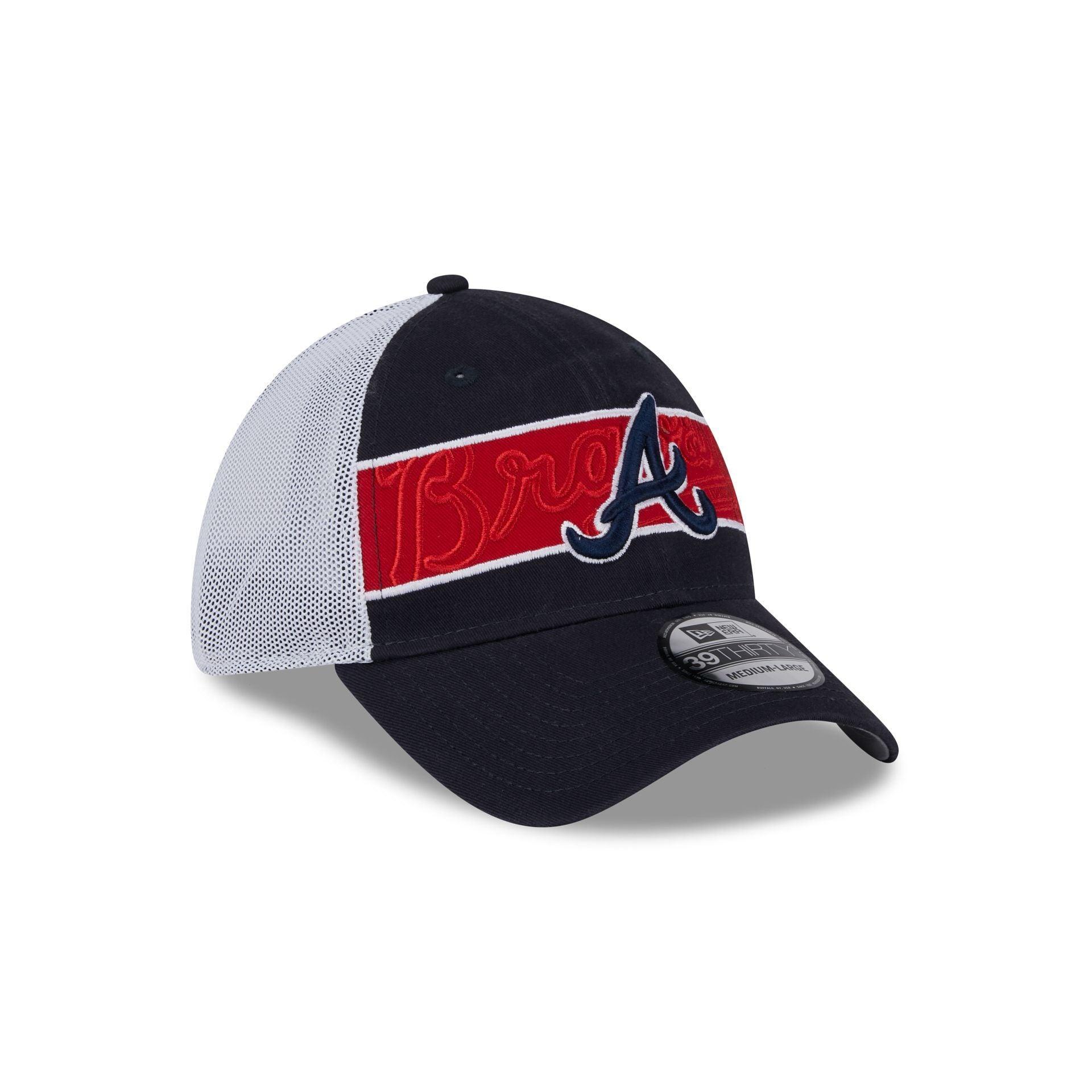 Atlanta Braves Banded 39THIRTY Stretch Fit Hat Male Product Image