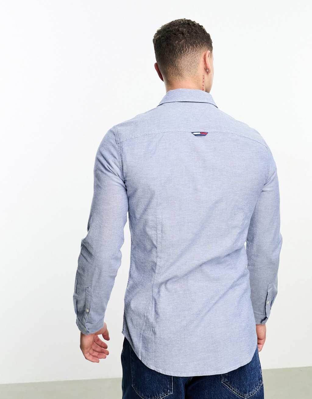 Tommy Jeans slim fit oxford shirt Product Image