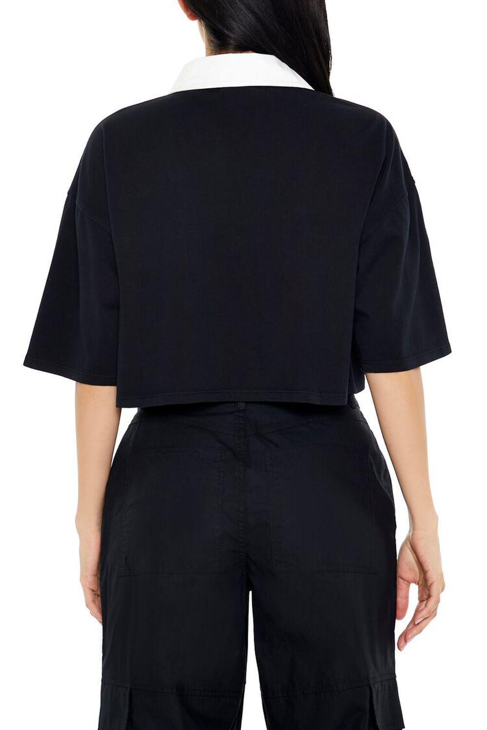 Cropped Rugby Shirt | Forever 21 Product Image