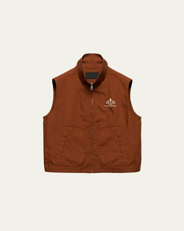 Mens Cotton Blend Vest Product Image