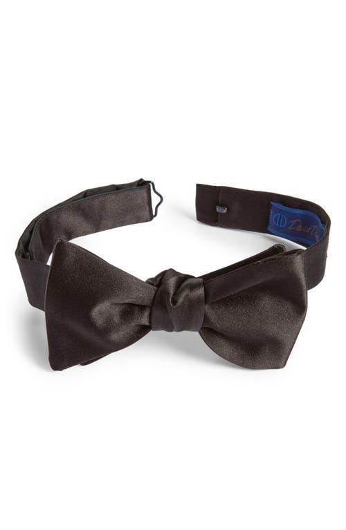 David Donahue Silk Satin Bow Tie Product Image