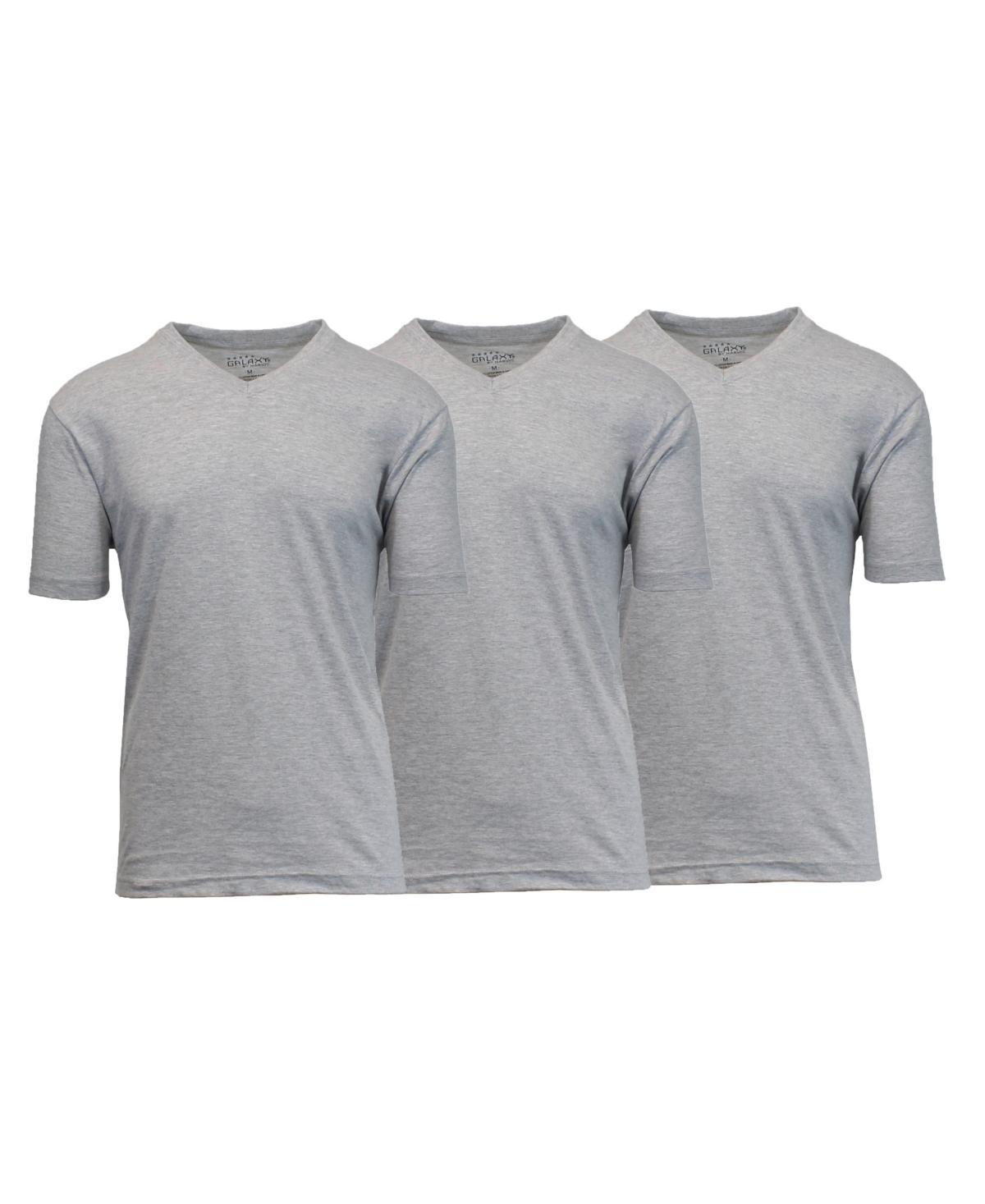 Galaxy By Harvic Mens Short Sleeve V-Neck T-shirt, Pack of 3 Product Image