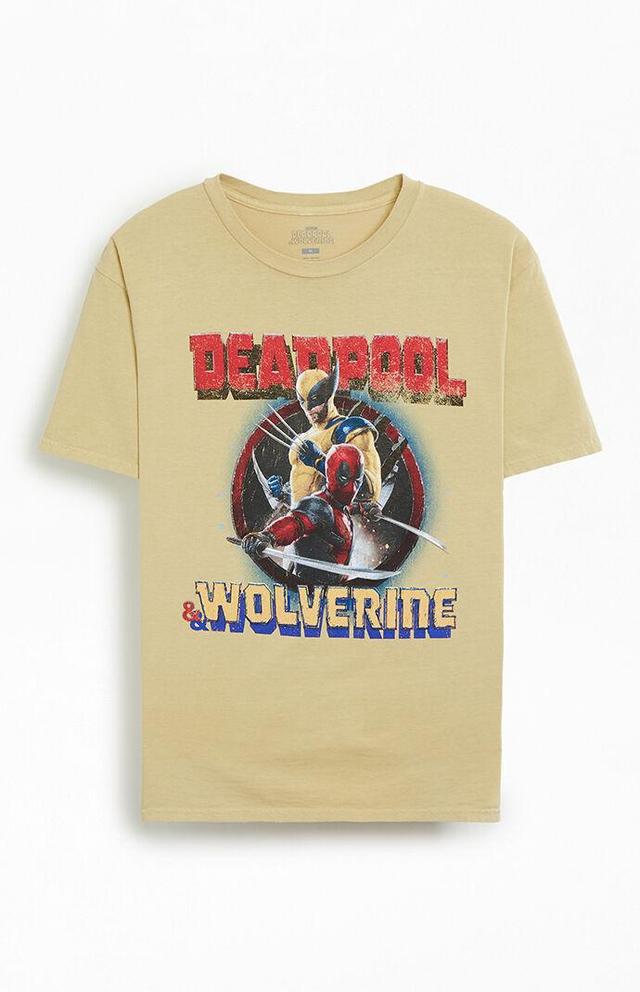 Men's Marvel Deadpool & Wolverine Back 2 Back T-Shirt Product Image