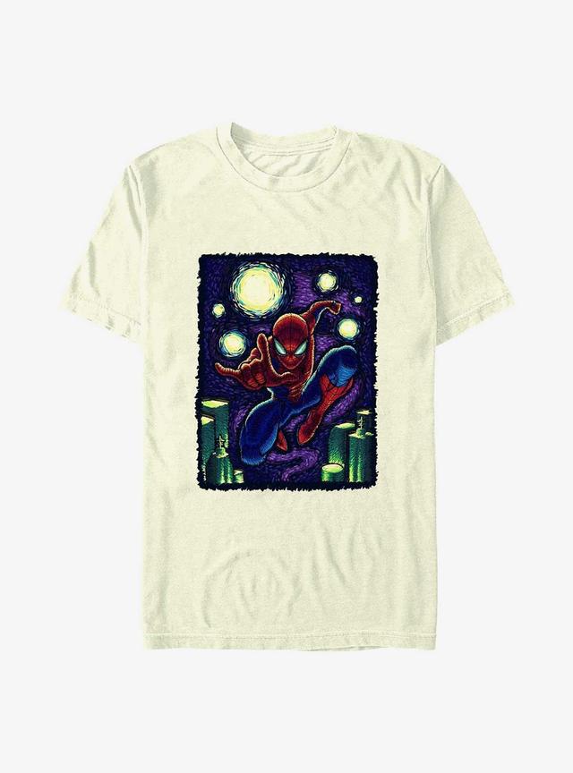 Marvel Spider-Man Starry New York T-Shirt Product Image