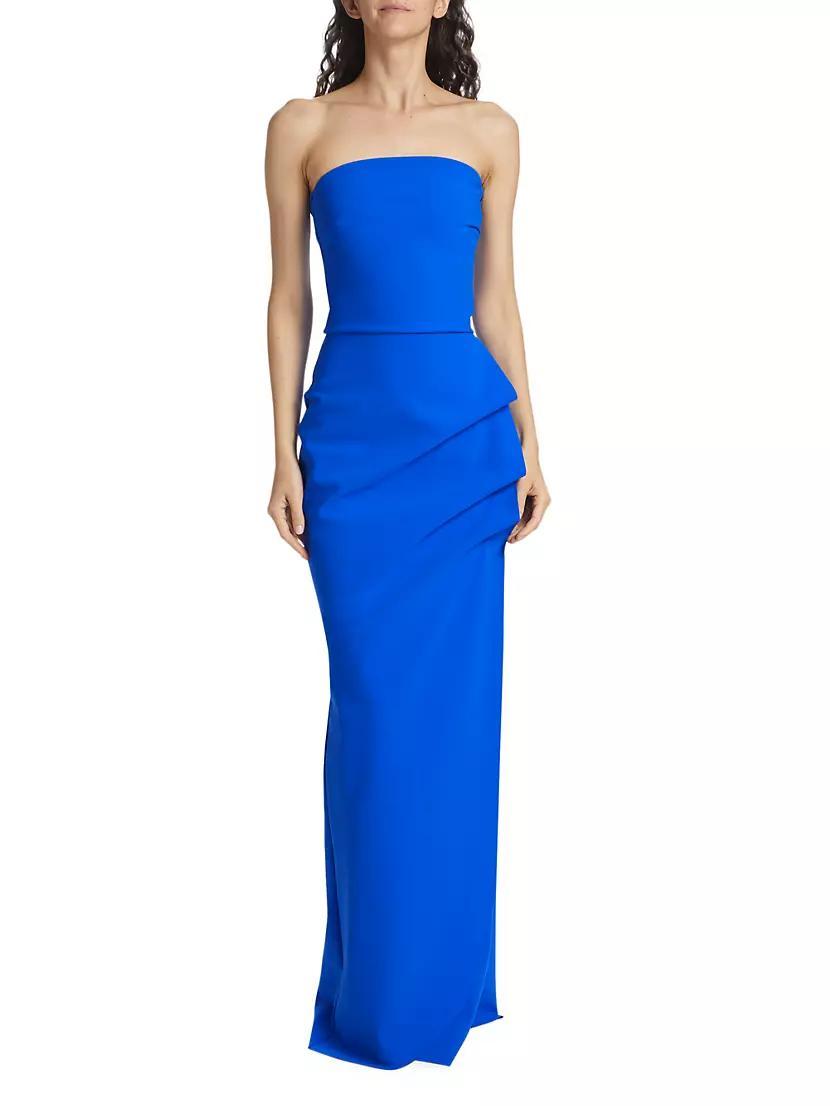 Clotilde Strapless Column Gown Product Image