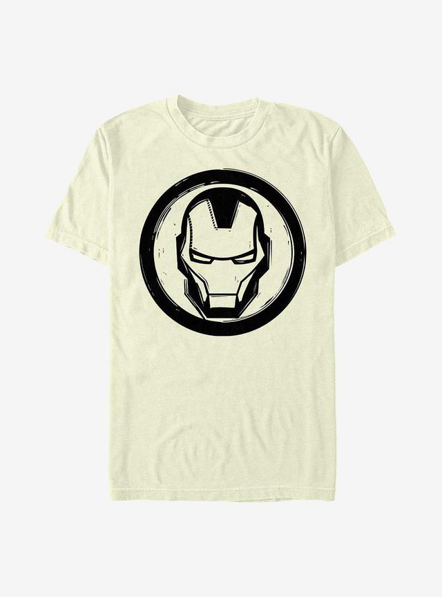 Marvel Iron Man Woodcut Ironman T-Shirt Product Image