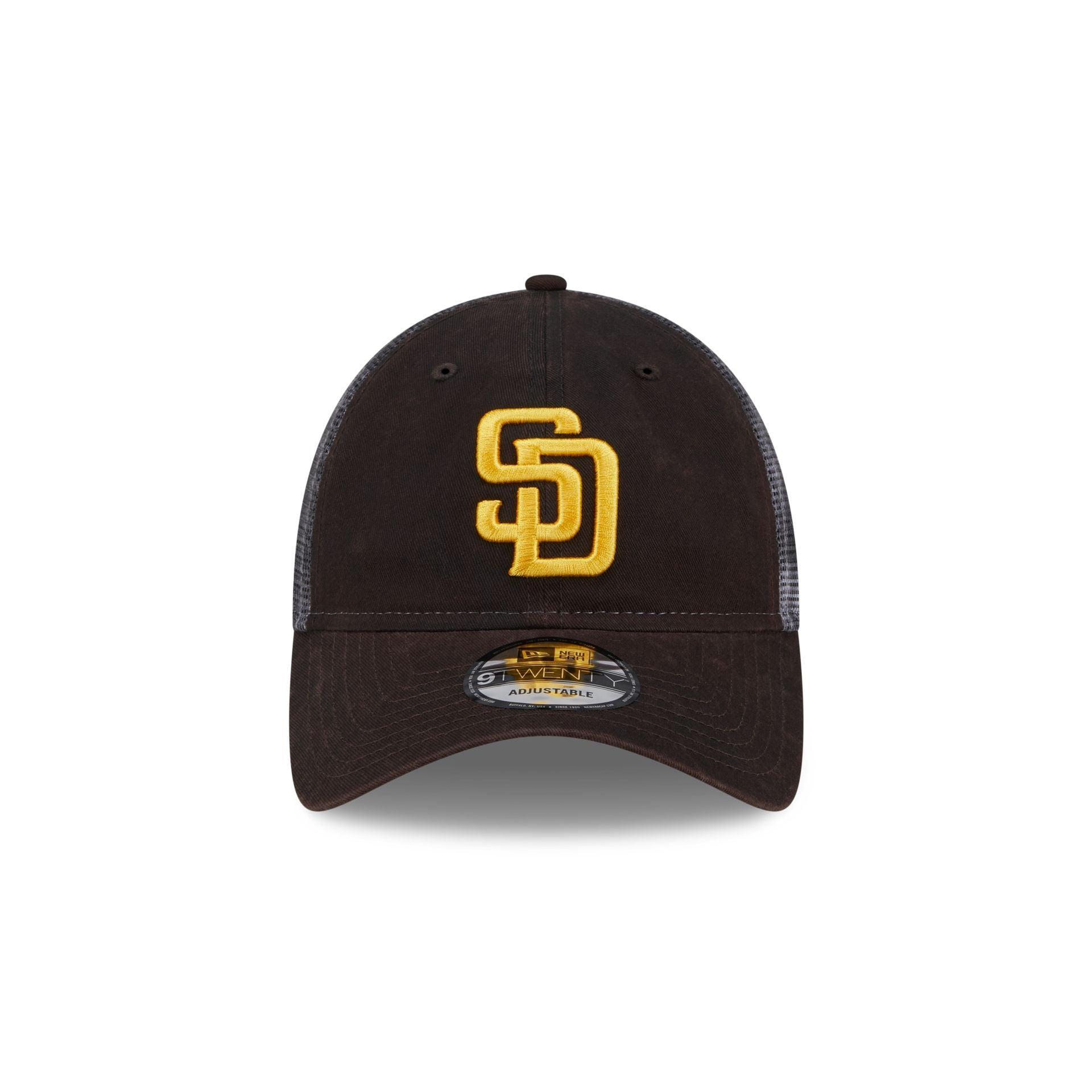 San Diego Padres Slick 9TWENTY Trucker Hat Male Product Image