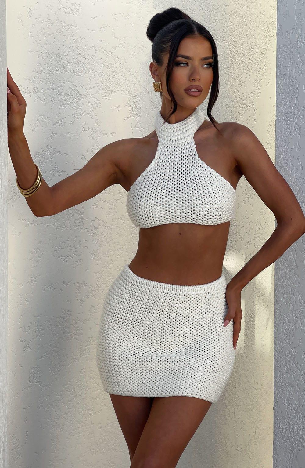 Margot Halter Top - Ivory Product Image