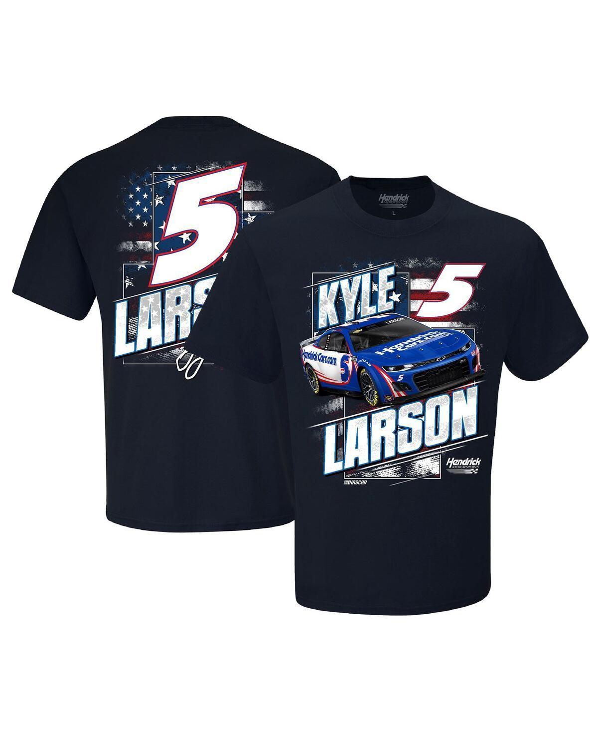 Hendrick Motorsports Team Collection Mens Navy Kyle Larson Hendrickcars.com Patriotic T-Shirt Product Image