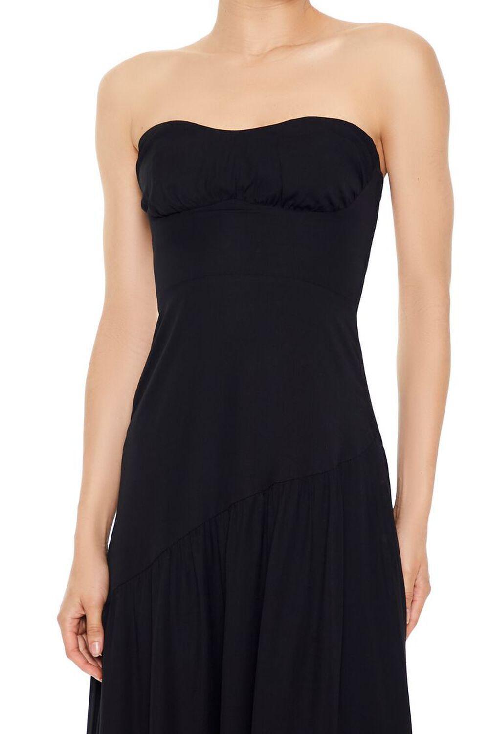 Strapless Asymmetrical Maxi Dress | Forever 21 Product Image