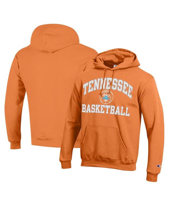 Mens Champion Tennessee Orange Tennessee Lady Volunteers Basketball Icon Powerblend Pullover Hoodie Product Image