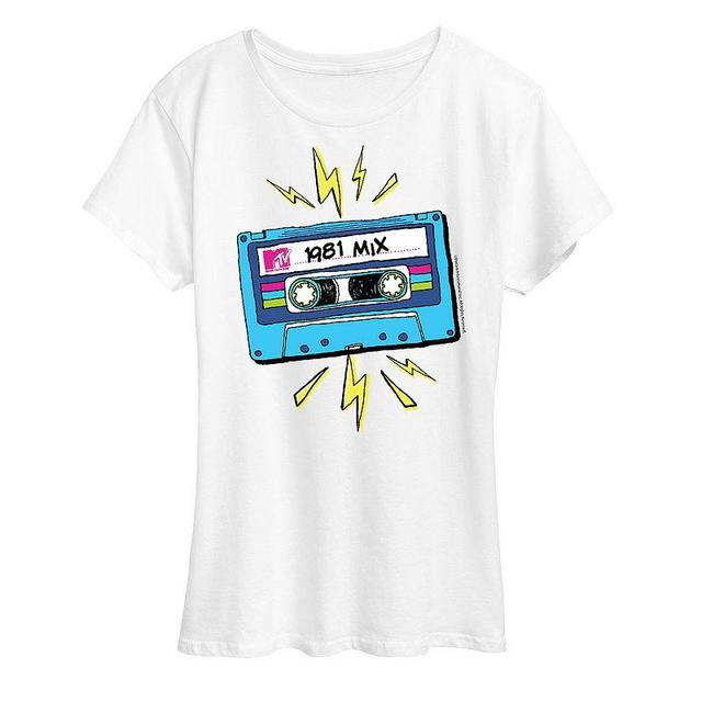 Womens MTV Cassette Graphic Tee Product Image