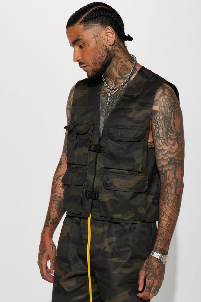 What Else Camo Cargo Vest - Camouflage Product Image