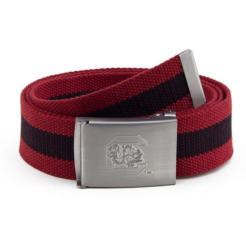 Mens South Carolina Gamecocks Fabric Belt Product Image