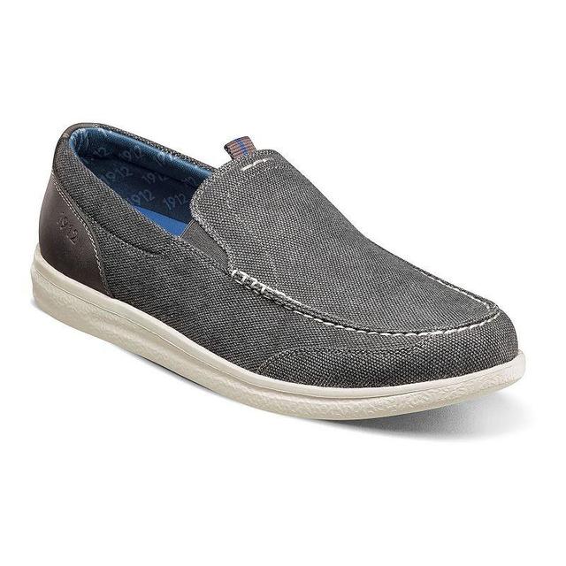 Nunn Bush Brewski Mens Venetian Slip-On Shoes Grey Product Image