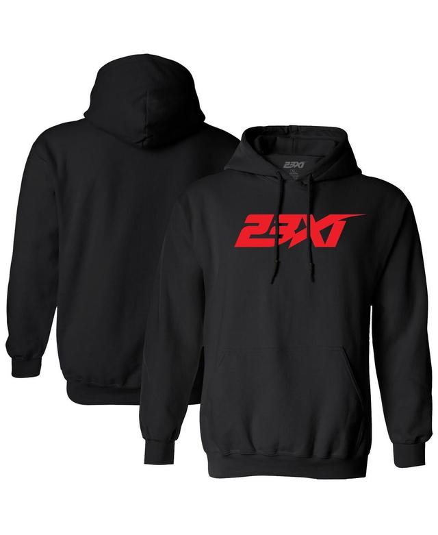 Mens Black 23xi Racing Logo Pullover Hoodie Product Image