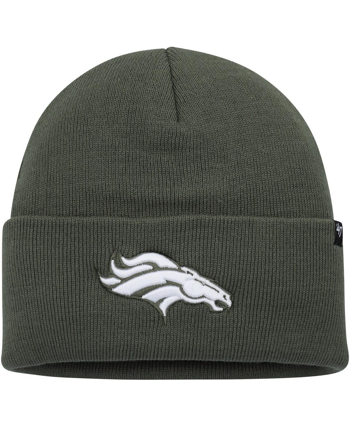 Womens 47 Brand Green Denver Broncos Haymaker Cuffed Knit Hat Product Image