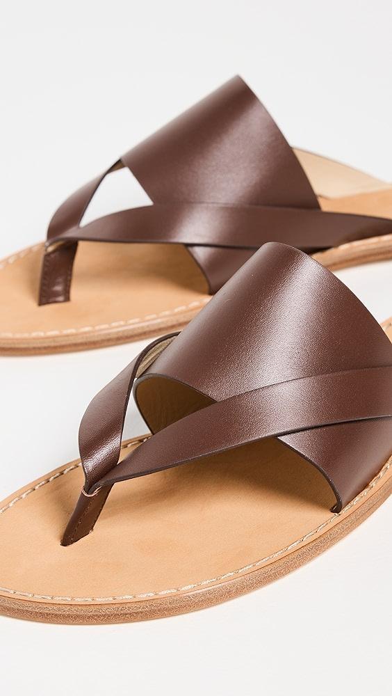 Alohas Eugene Brown Leather Sandals | Shopbop Product Image