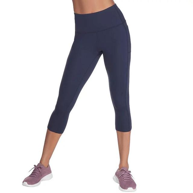 SKECHERS GO WALK High Waisted Midcalf Leggings Women's Casual Pants Product Image