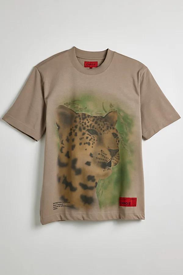 CHNGE UO Exclusive Endangered Amu Leopard Tee Mens at Urban Outfitters Product Image