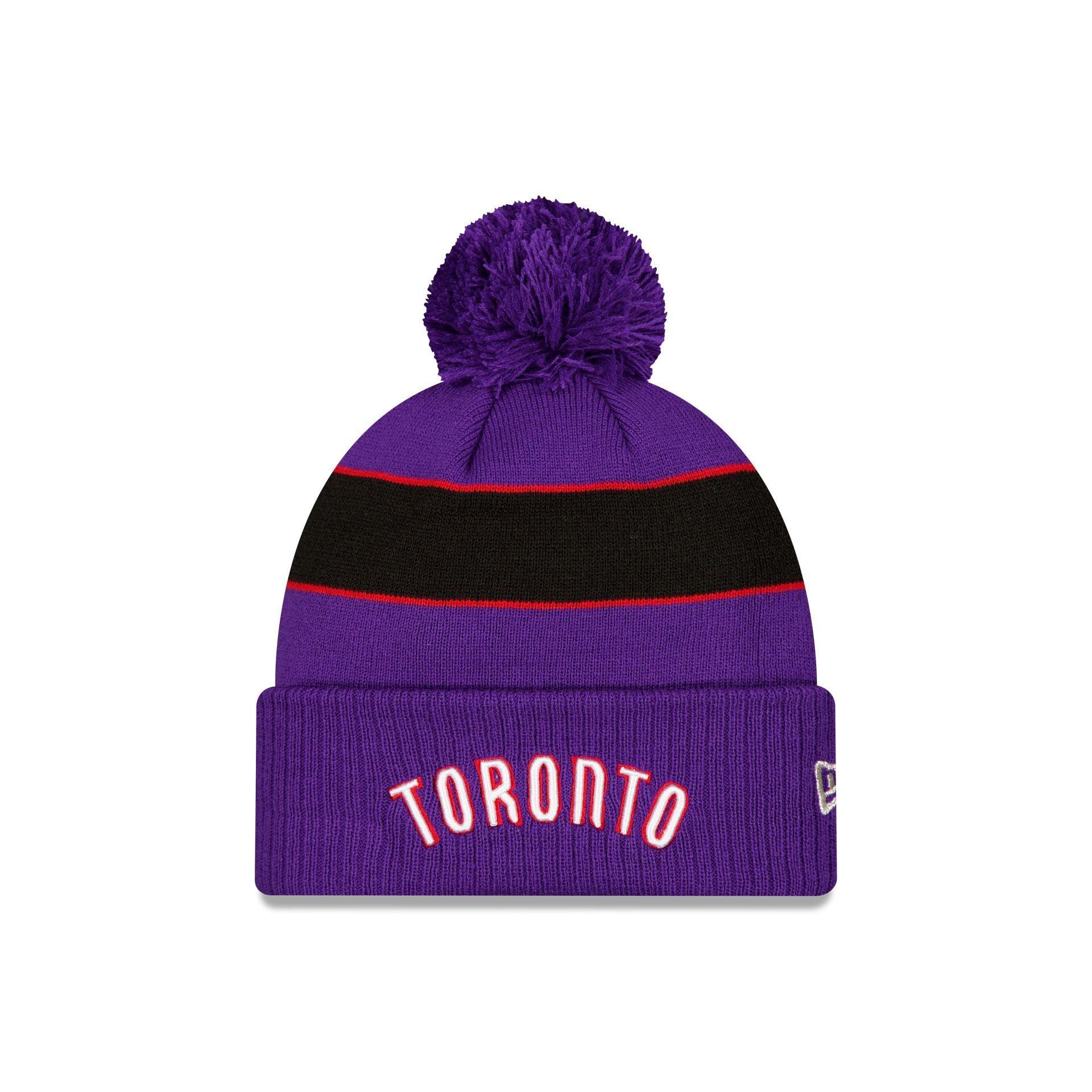 Toronto Raptors Classic Edition Pom Knit Hat Male Product Image