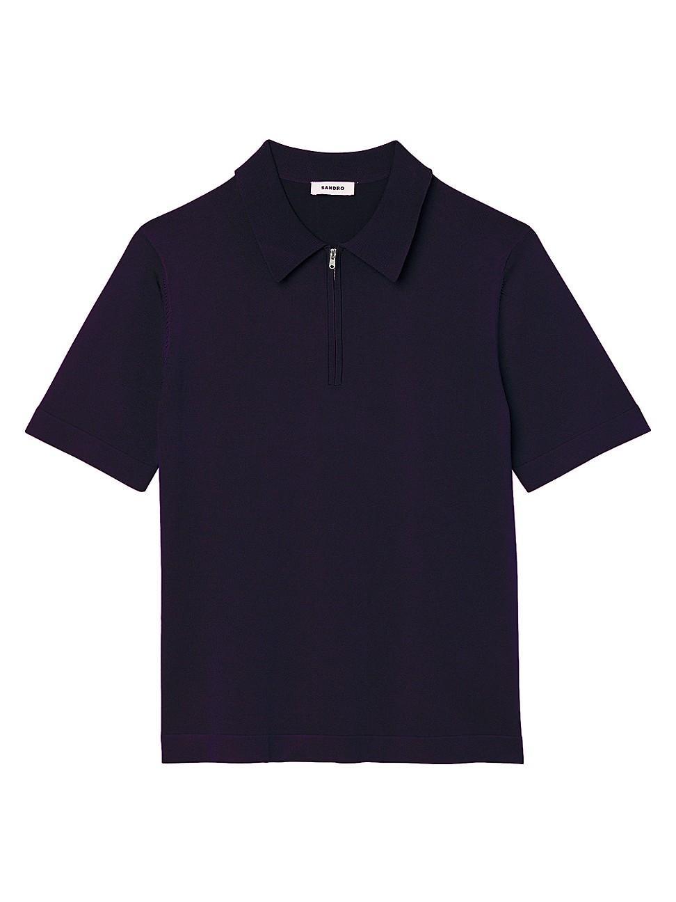 sandro Pablo Zip Polo Product Image