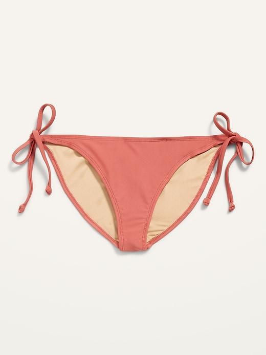 Low-Rise String Bikini Swim Bottoms Product Image