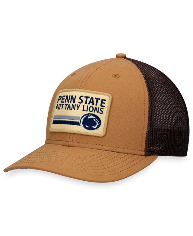 Mens Top of the World Khaki Penn State Nittany Lions Strive Trucker Adjustable Hat Product Image