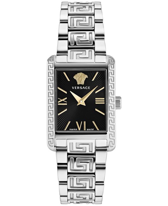 Versace Womens Swiss Tonneau Stainless Steel Bracelet Watch 23x33mm Product Image