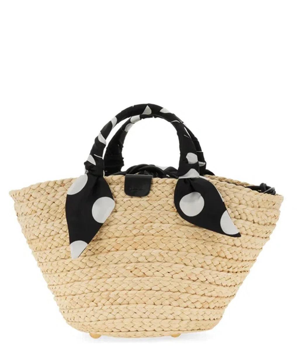 Kendra Handbag Purse Tote In Beige Product Image