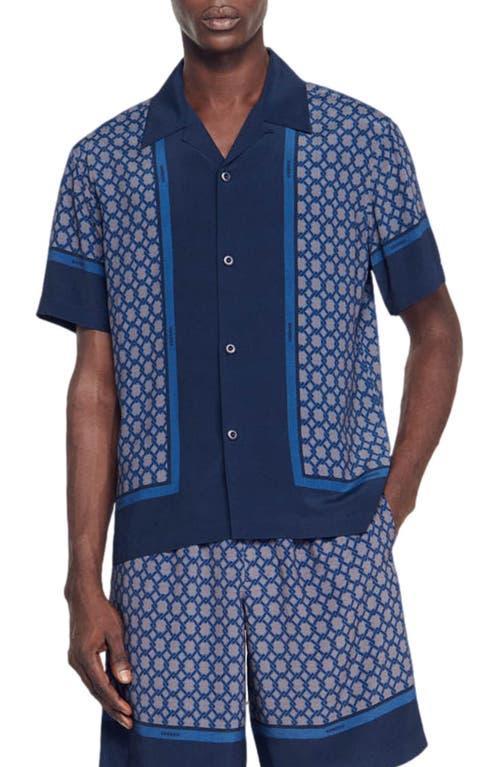 Mens Short Sleeved Patterned Shirt Product Image