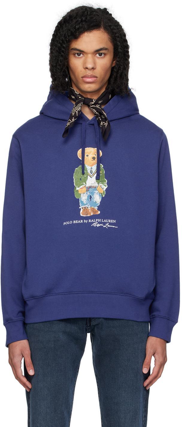 Blue Bear Hoodie In Sp24 Beach Royal Br Product Image