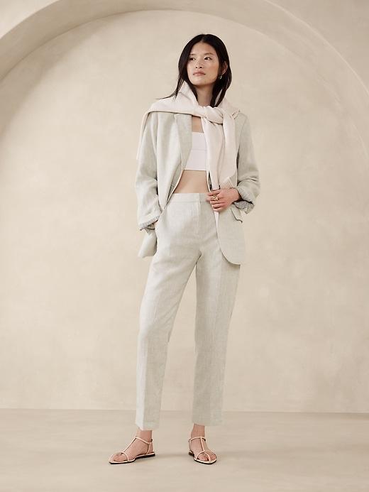 Lina Slim Linen Pant Product Image