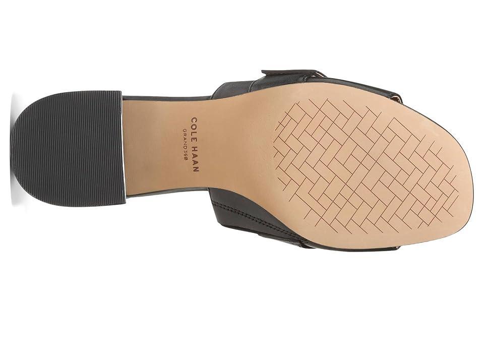 Cole Haan Crosby Slide Sandal Leather/Black Stack) Women's Sandals Product Image