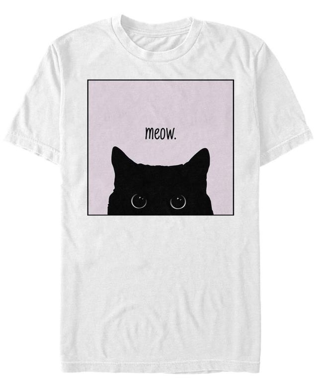 Mens Meow Cat Pop Art Tee Product Image