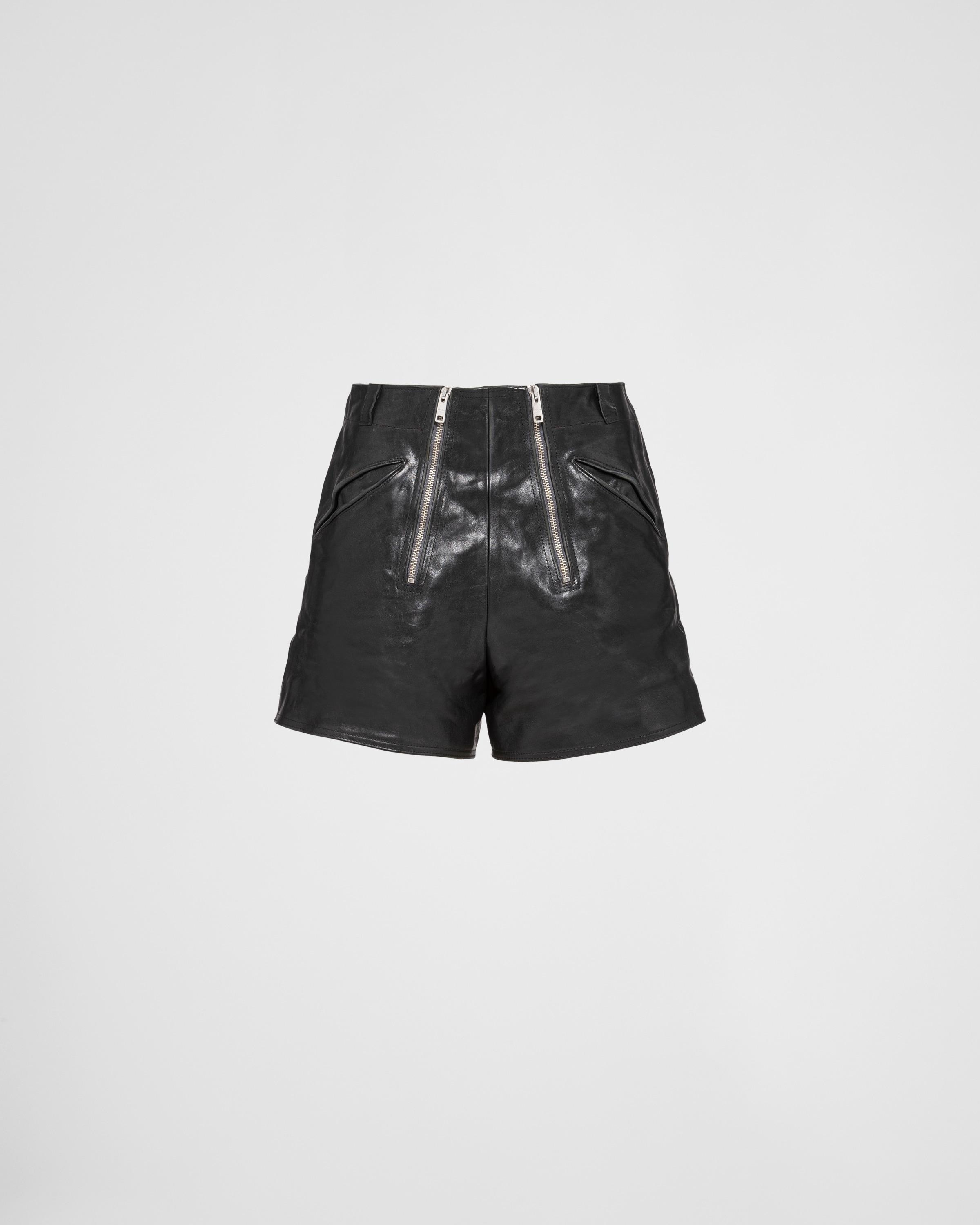 Leather shorts Product Image