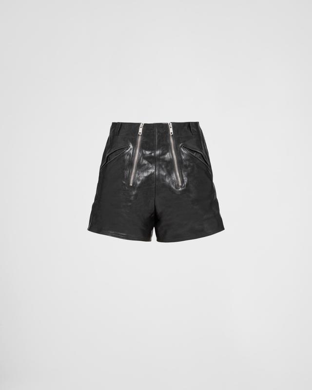 Leather shorts Product Image