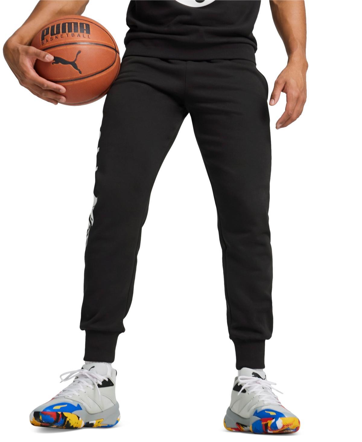 Puma Mens Posterize 2.0 Logo Graphic Sweatpants Product Image