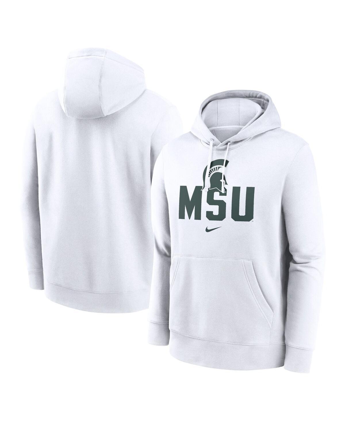 Mens Nike Michigan State Spartans Primetime Club Fleece Pullover Hoodie Product Image