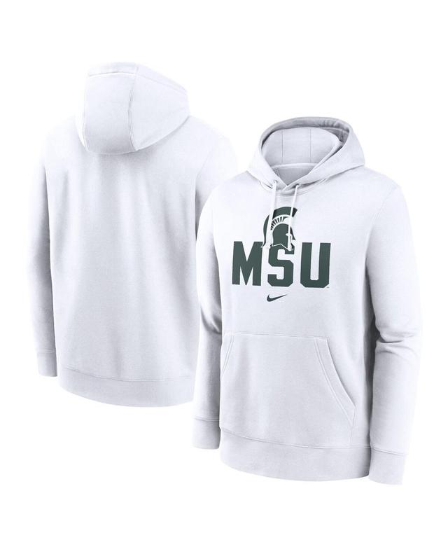 Mens Nike Michigan State Spartans Primetime Club Fleece Pullover Hoodie Product Image