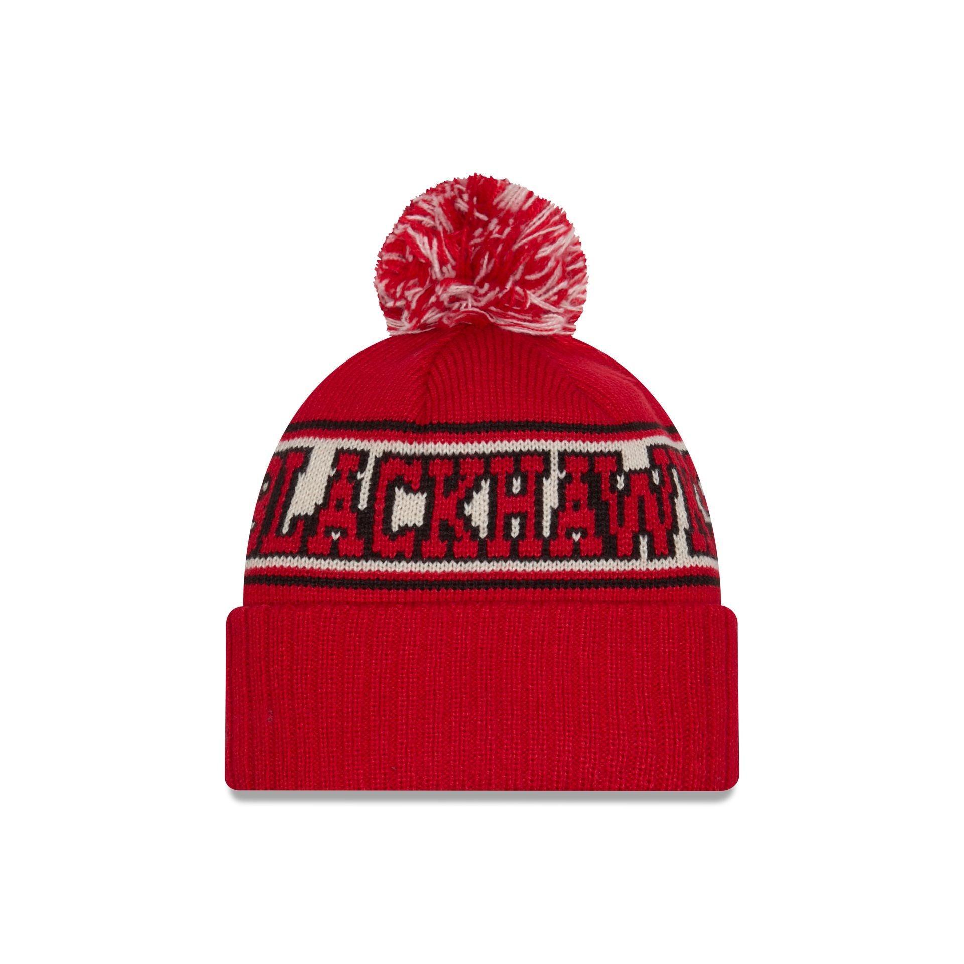 Chicago Blackhawks Retro Pom Knit Hat Male Product Image