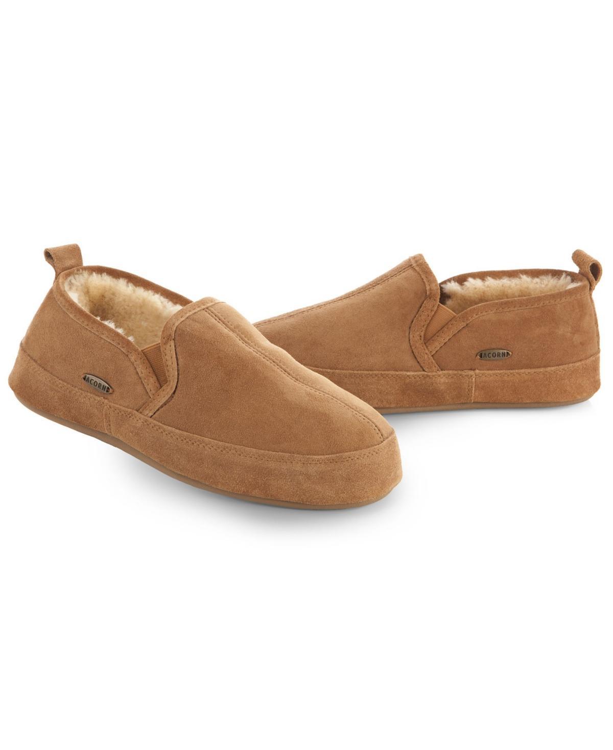 Acorn Mens Romeo Genuine Leather Slip On Slippers Product Image