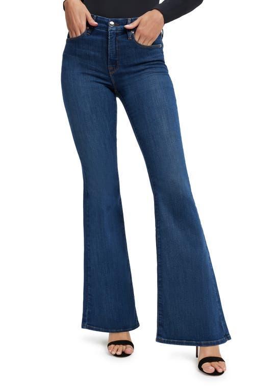 Good American Good Legs High Rise Stretch Denim Flared Jeans product image