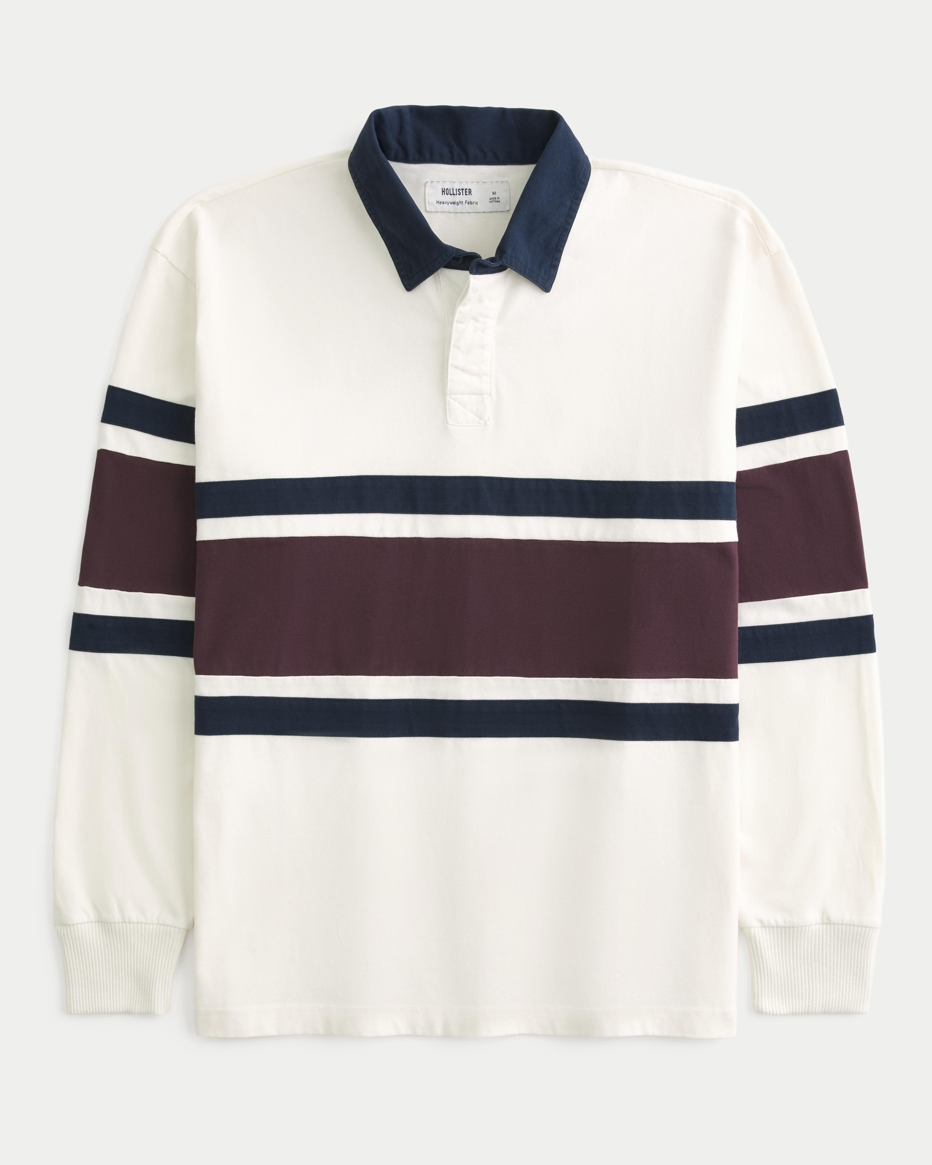 Heavyweight Long-Sleeve Rugby Polo Product Image